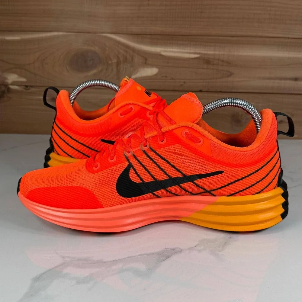 Nike‎ Lunar Roam Total Orange Black Running Shoes HJ9145-809 Mens 8
